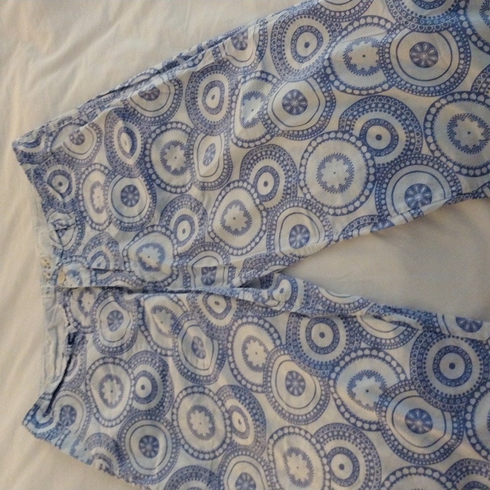 Totem him by the sea XL blue patterned pants